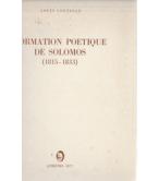 FORMATION POETIQUE DE SOLOMOS 1815-1833